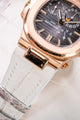 Bespoke Watch Strap in Natural Himalayan Crocodile