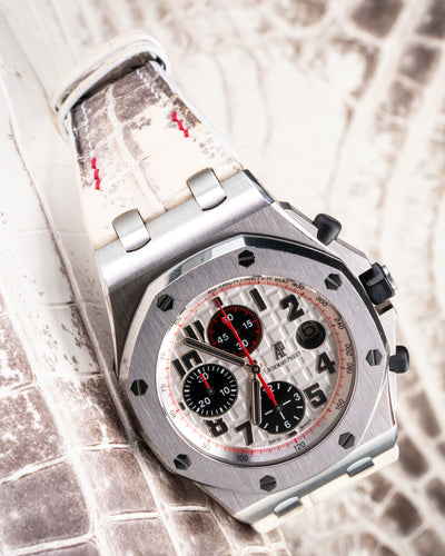 Bespoke Watch Strap in Natural Himalayan Crocodile