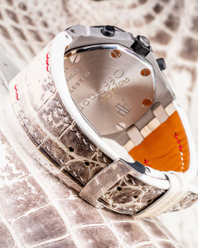 Bespoke Watch Strap in Natural Himalayan Crocodile