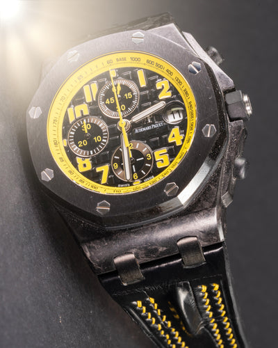 Bespoke Watch Strap in Jet Black Crocodile