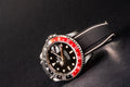 Solitaire Rubber straps in Zebra Black for Rolex GMT-Master Coke