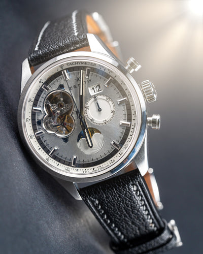 Bespoke Watch Strap in Black Chevre