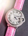 Bespoke Watch Strap in Sakura Pink Crocodile