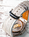 Bespoke Watch Strap in Natural Himalayan Crocodile