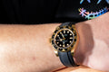 Solitaire Rubber straps in Classic Black for Rolex GMT-Master II 116718LN
