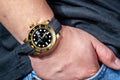 Solitaire Rubber straps in Classic Black for Rolex GMT-Master II 116718LN