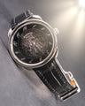 Bespoke Watch Strap in Jet Black Crocodile