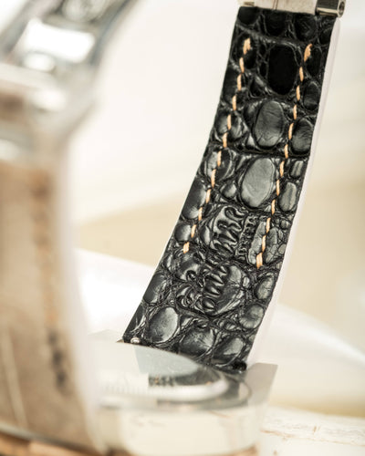 Bespoke Watch Strap in Natural Himalayan Crocodile
