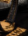 Bespoke Watch Strap in Black Crocodile