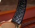 Bespoke Watch Strap in Chocolate Brown Crocodile