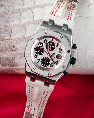 Bespoke Watch Strap in Natural Himalayan Crocodile