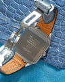 Bespoke Watch Strap in Icy Blue Alligator