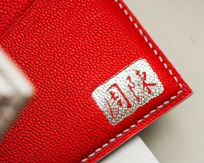 Bespoke Bifold Wallet in Metallic Silver Alligator