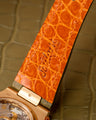 Bespoke Watch Strap in Pear Green Alligator