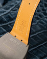 Bespoke Watch Strap in Navy Chevre