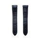 Navy Blue Crocodile Santos De Cartier Straps