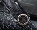Bespoke Watch Strap in Black Crocodile