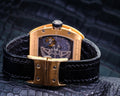 Bespoke Watch Strap in Black Crocodile