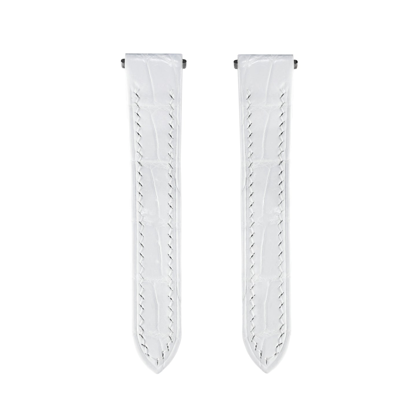 White Crocodile Santos De Cartier Straps