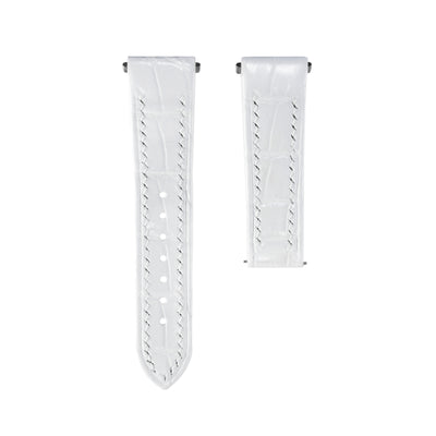 White Crocodile Santos De Cartier Straps