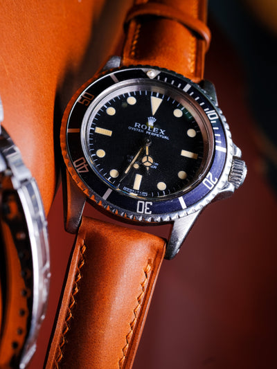 Bespoke Watch Strap in Golden Barenia
