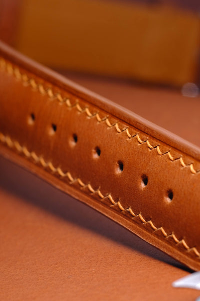 Bespoke Watch Strap in Golden Barenia