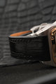 Bespoke Watch Strap in Black Crocodile