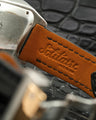 Bespoke Watch Strap in Black Crocodile