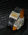 Bespoke Watch Strap in Black Crocodile