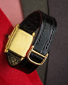 Bespoke Watch Strap in Black Crocodile