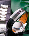 Bespoke Watch Strap in Black Crocodile