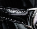 Bespoke Watch Strap in Black Crocodile
