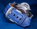 Bespoke Watch Strap in Baby Blue Himalayan Crocodile