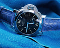 Bespoke Watch Strap in Baby Blue Himalayan Crocodile