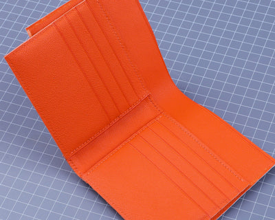 Bespoke Bifold Wallet in Baby Blue Himalayan Crocodile