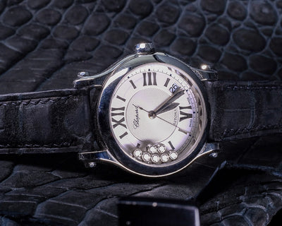Bespoke Watch Strap in Black Nubuck Alligator