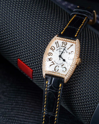 Bespoke Watch Strap in Black Crocodile