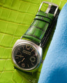Bespoke Watch Strap in Pine Green Alligator