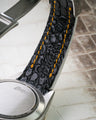 Bespoke Watch Strap in Natural Himalayan Crocodile