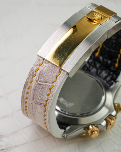 Bespoke Watch Strap in Natural Himalayan Crocodile