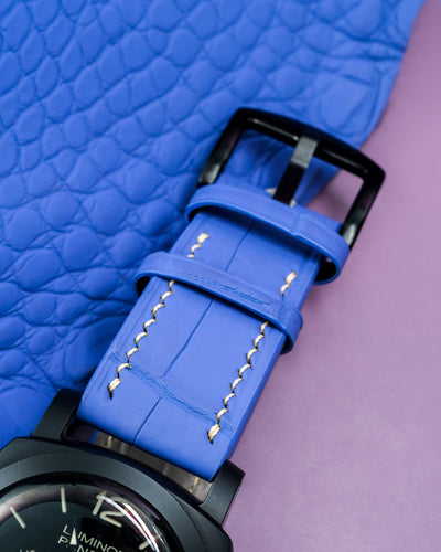 Bespoke Watch Strap in Lavender Purple Alligator
