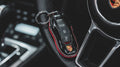 Bespoke Key Fob Cover in Black Crocodile