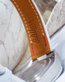 Bespoke Watch Strap in White Crocodile