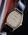 Bespoke Watch Strap in Black Box Leather