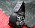 Bespoke Watch Strap in Black Nappa