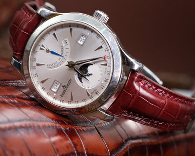 Bespoke Watch Strap in Reddish Brown Crocodile