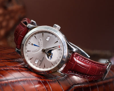 Bespoke Watch Strap in Reddish Brown Crocodile