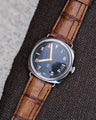Bespoke Watch Strap in 2 Tone Chestnut Brown Crocodile