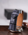 Bespoke Watch Strap in Grey Rubbed Off Crocodile
