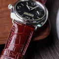 Bespoke Watch Strap in Reddish Brown Crocodile